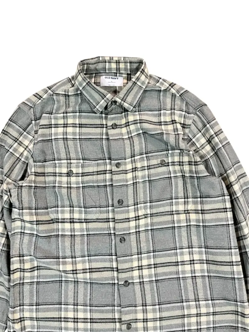 Camisa a cuadros gris - 2
