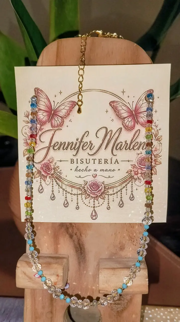 Collar bisutería hecho a mano - 3