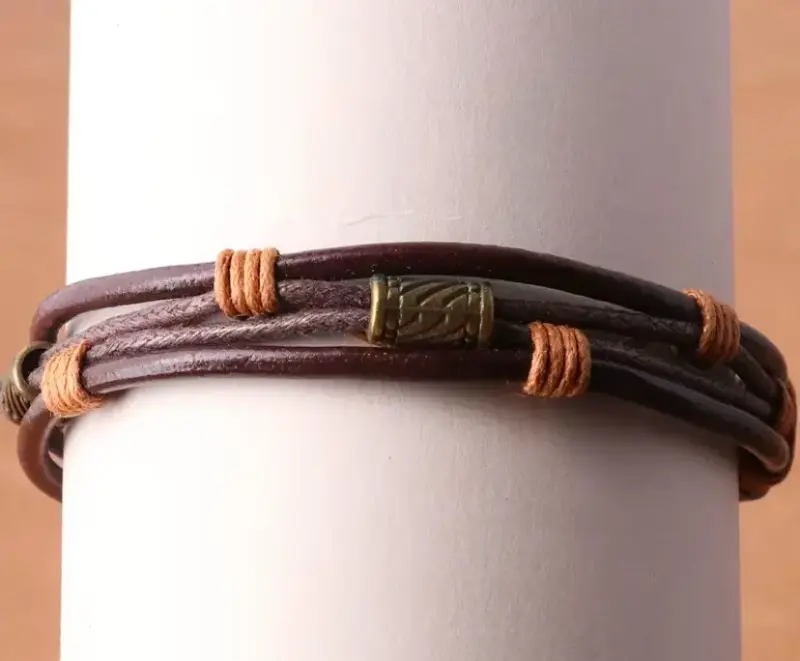 Pulsera de cuero trenzado - 3