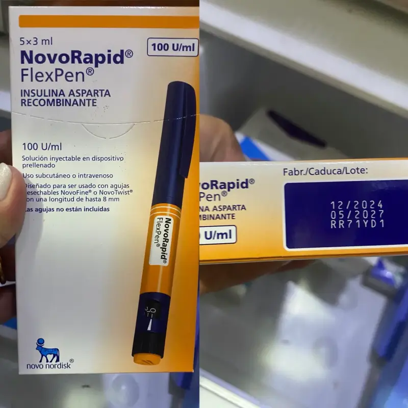 NovoRapid FlexPen insulina 5x3ml