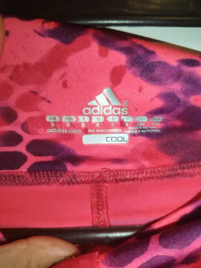 Leggings deportivos rojos Adidas - miniatura 2
