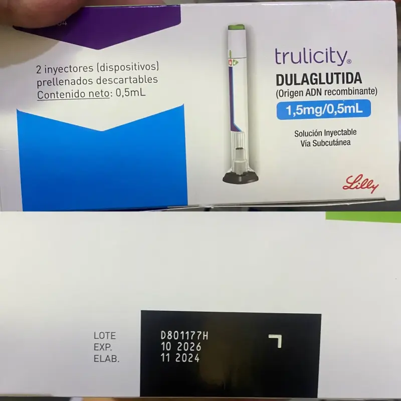 Inyectores Trulicity Dulaglutida 0,5mL