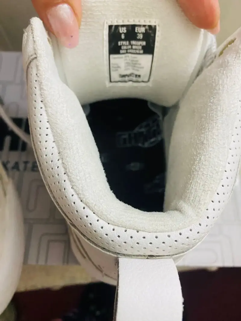 Zapatillas blancas de cuero - 3