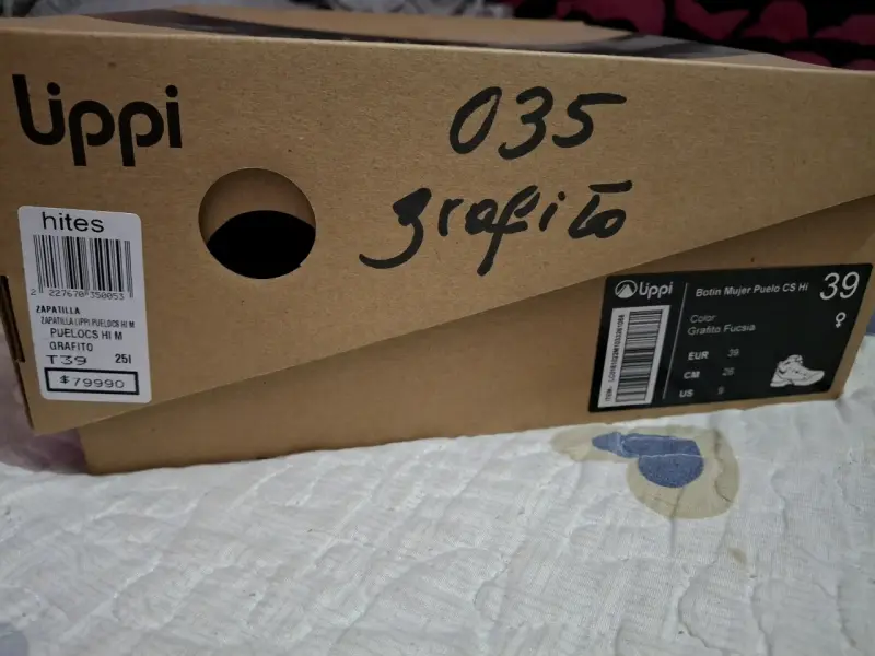Botines lippi trekking gris y rosado - 5