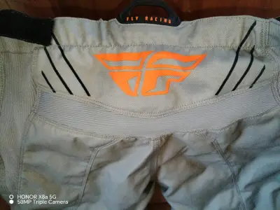 Pantalones motocross FLY grises - miniatura 3