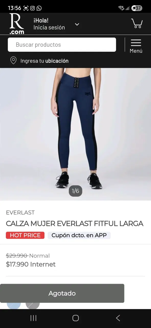 Conjunto deportivo Everlast azul - 2