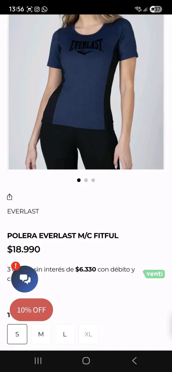 Conjunto deportivo Everlast azul - 3