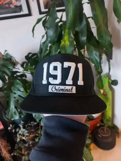 Gorra negra 1971 estilo urbano - miniatura 2