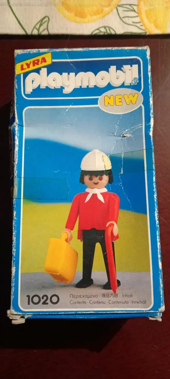 Figura Playmobil vintage con caja - 1