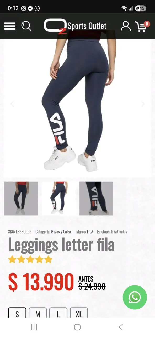 Leggings Fila nuevos - 2