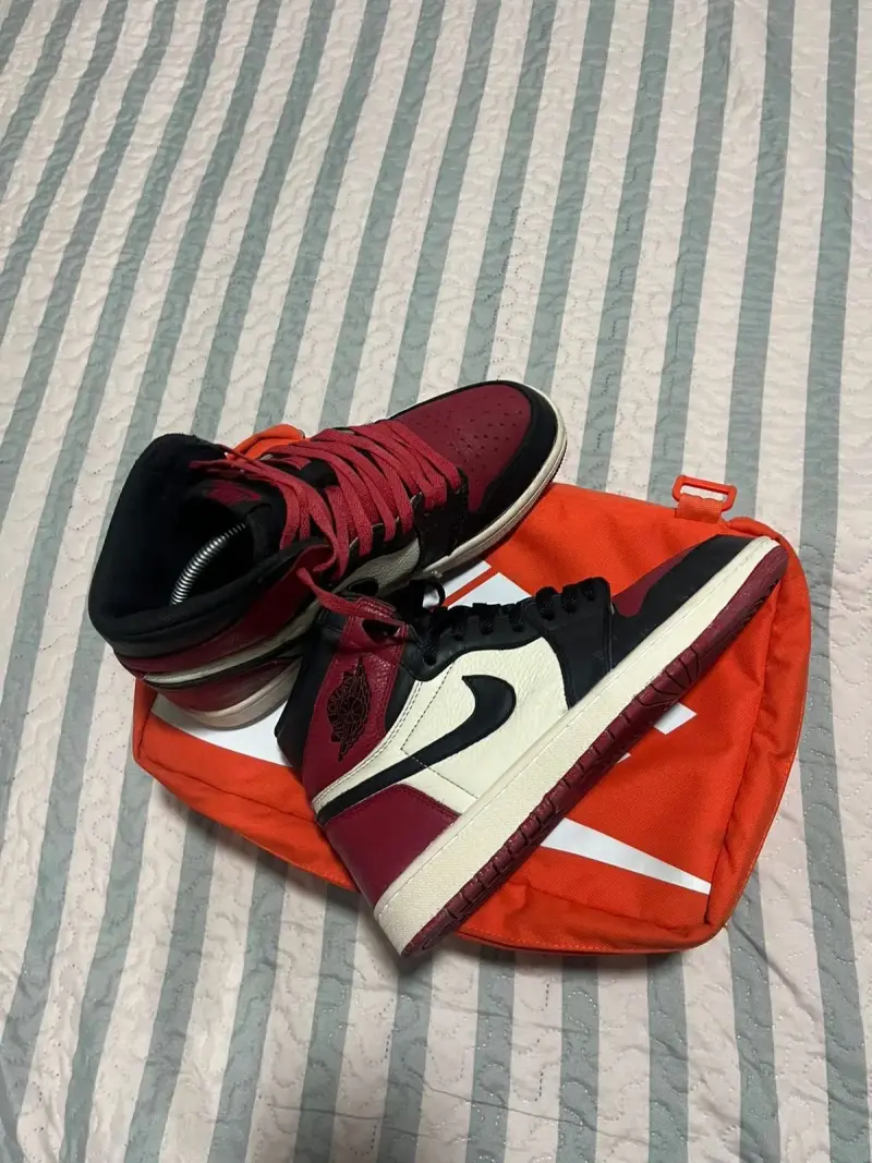 Zapatillas Nike Air rojo bred toe - 2