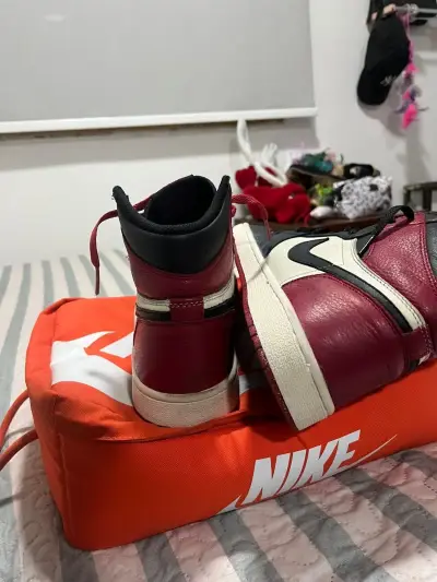 Zapatillas Nike Air rojo bred toe - miniatura 3