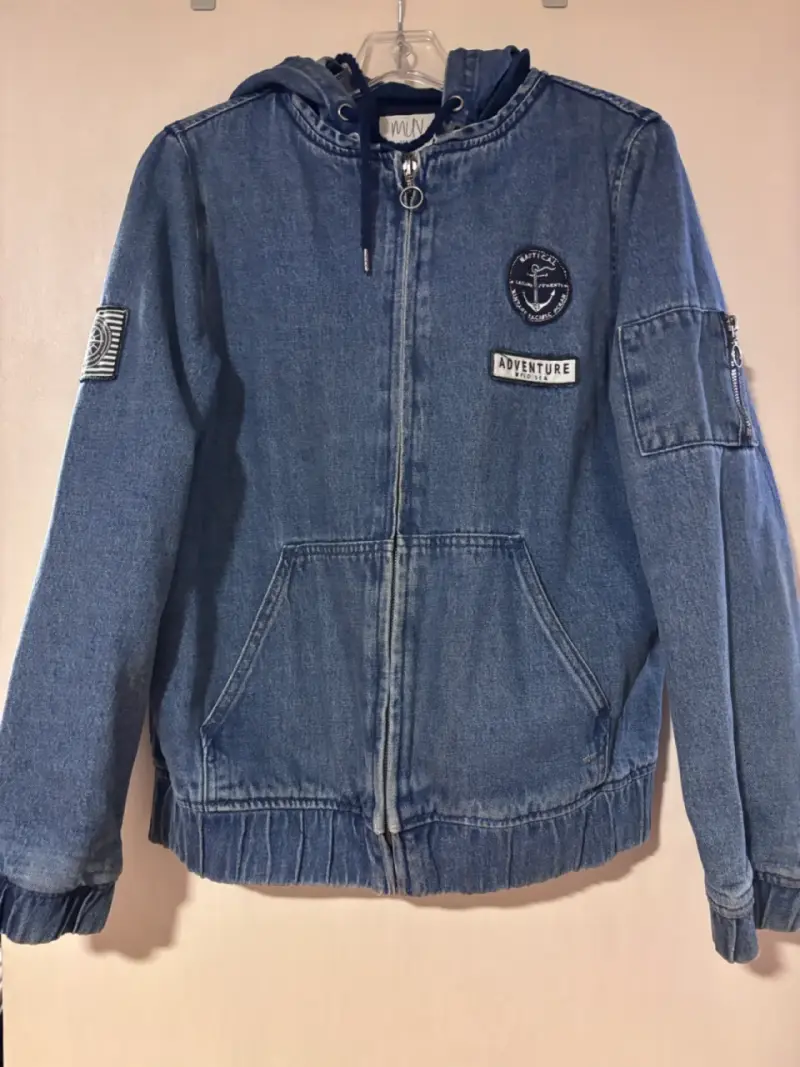 Chaqueta denim con parches - 1