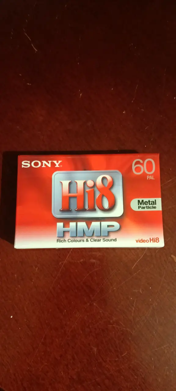 Cinta de video Sony Hi8 60 min ( PAL) - 1