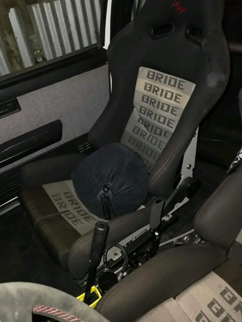 Asiento deportivo Bride negro y gris - 5