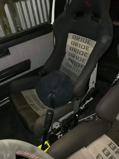 Asiento deportivo Bride negro y gris - miniatura 5