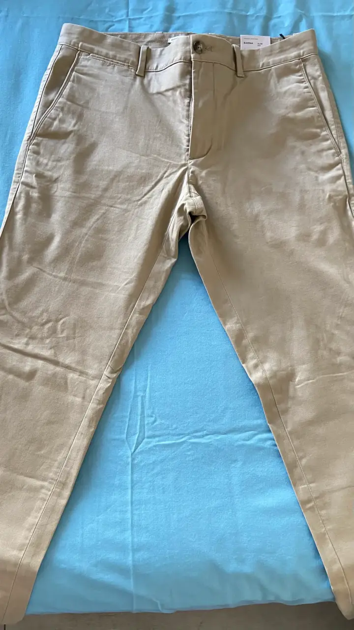 Pantalones beige de vestir Mango Men - 3