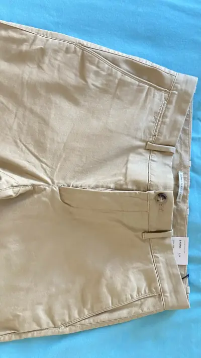 Pantalones beige de vestir Mango Men - miniatura 4