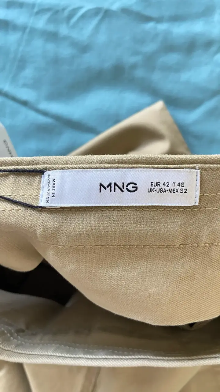Pantalones beige de vestir Mango Men - 5