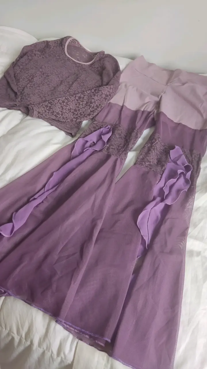 Traje de ensayo Rosa malva - 1