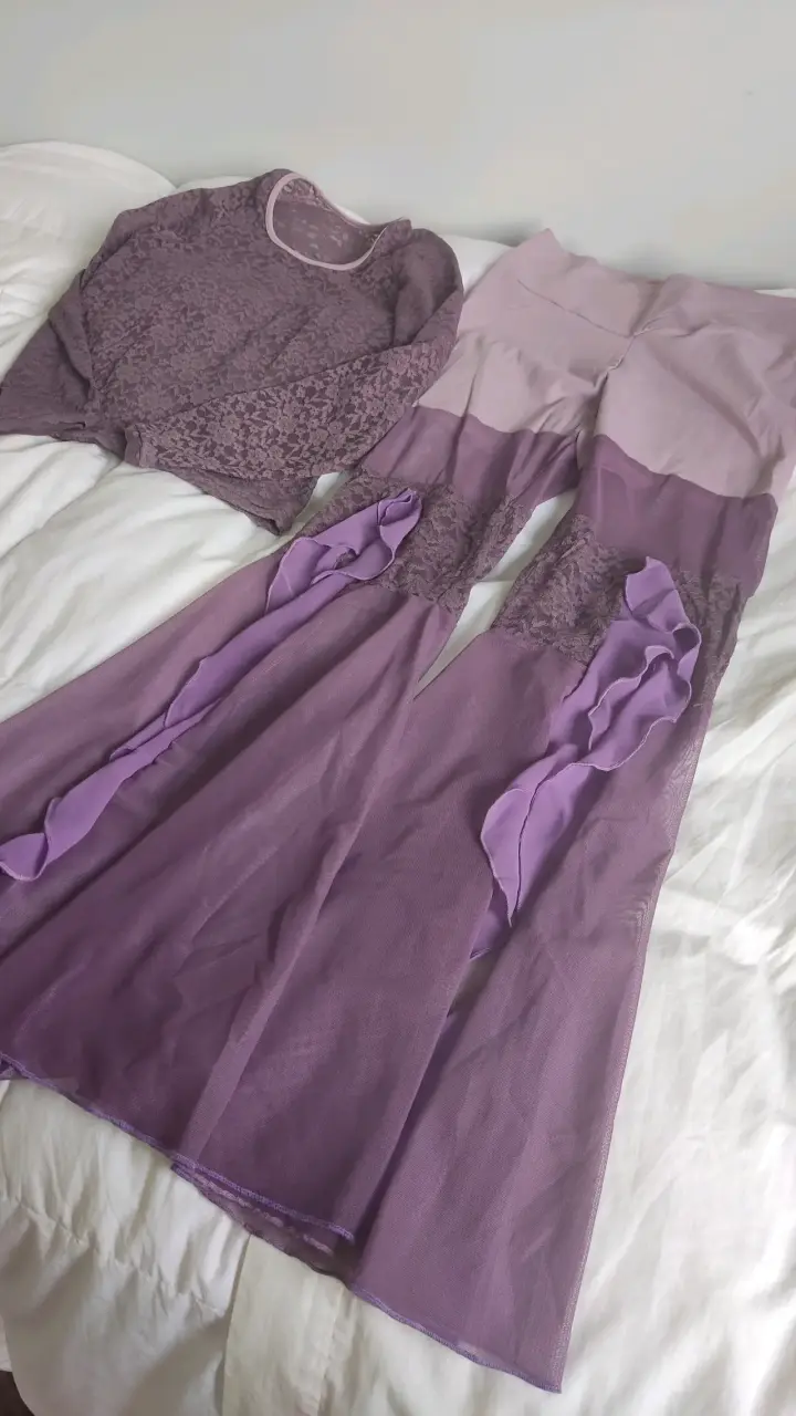 Traje de ensayo Rosa malva - 2