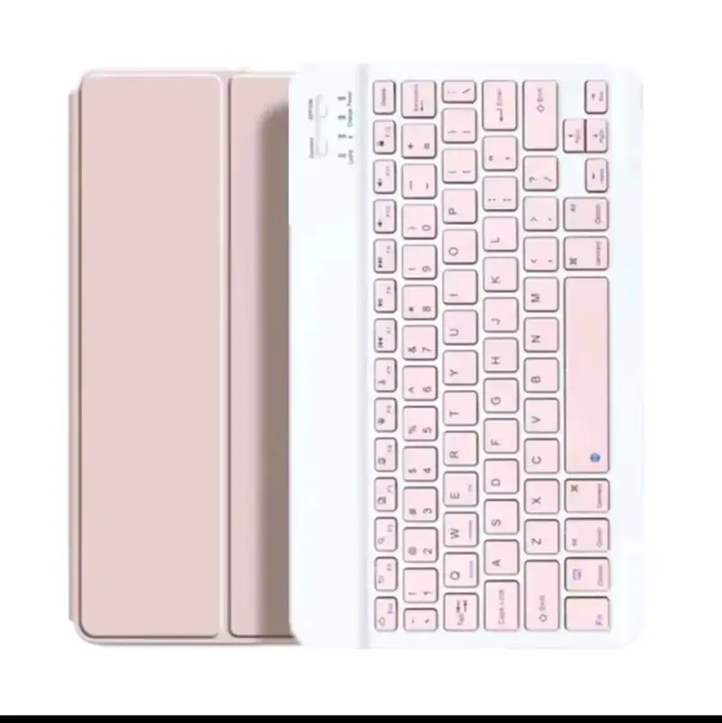 Teclado Bluetooth rosa - 1