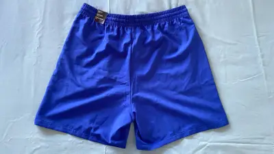 Short deportivo azul Adidas - miniatura 5