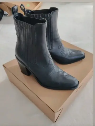 Botines vaqueros negros Americanino - miniatura 1