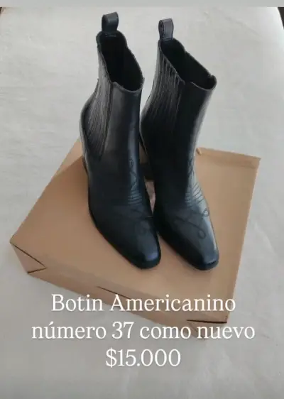 Botines vaqueros negros Americanino - miniatura 2