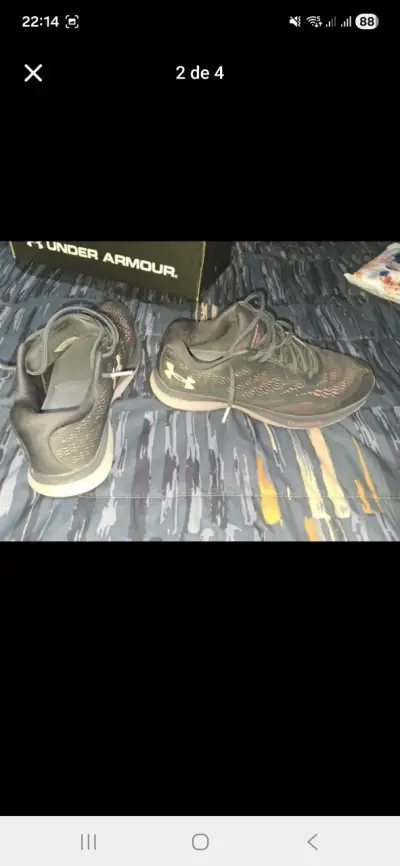 Zapatillas Under Armour negras - miniatura 2