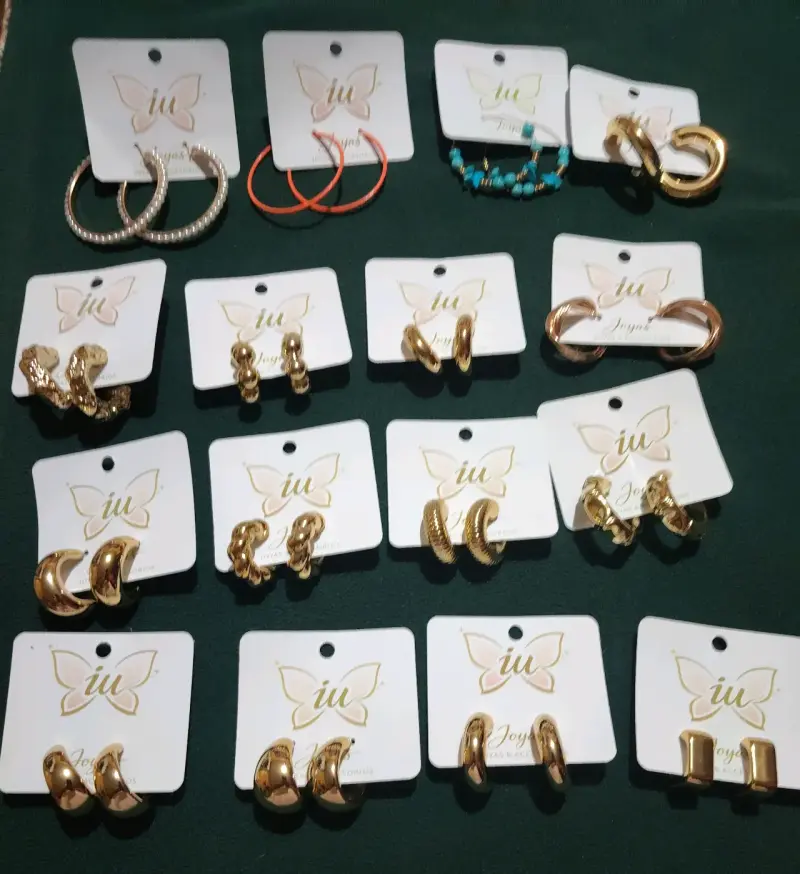 Aros Full tendencia dorados - 4