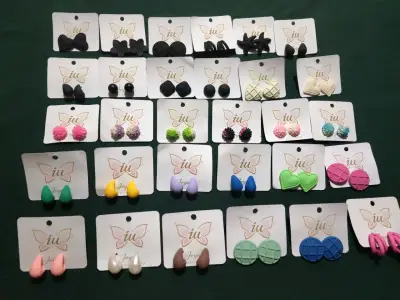 Aros Full tendencia plateados y colores - miniatura 6