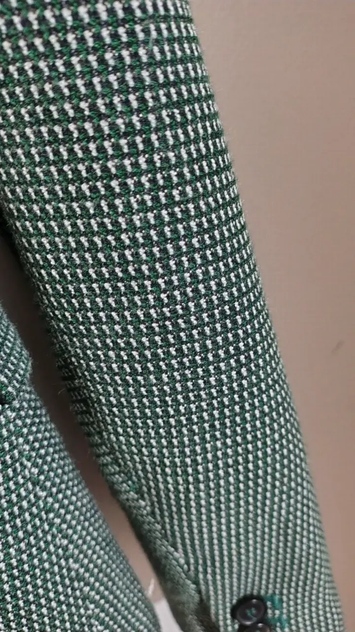 Blazer verde de cuadros Esprit talla M - 3