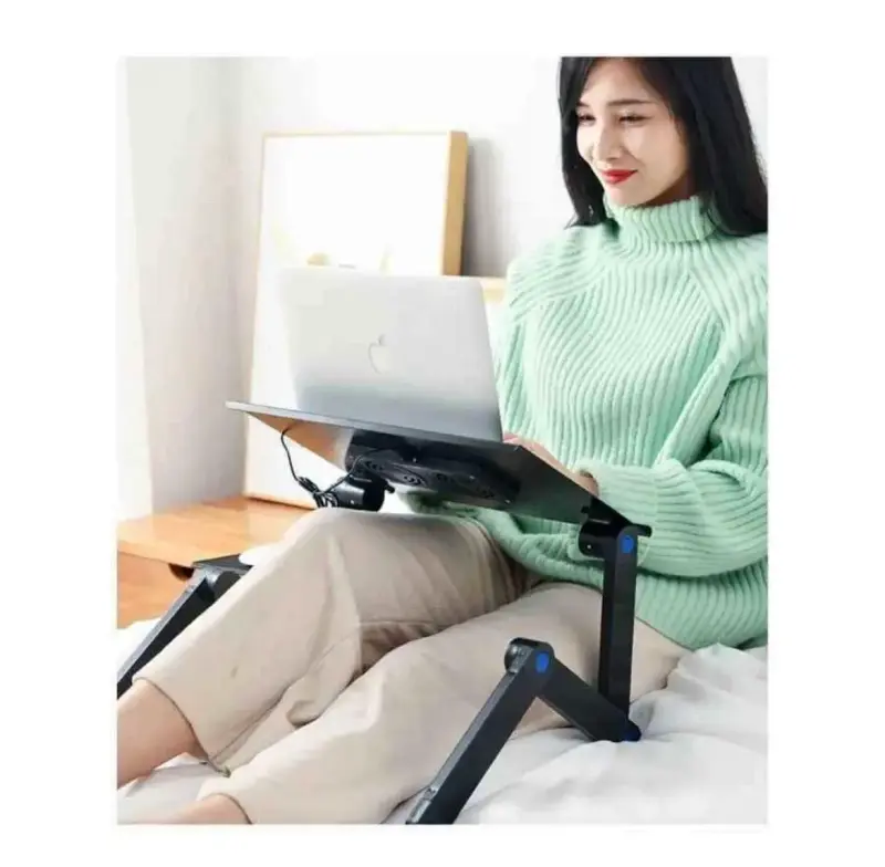 Mesa ajustable para laptop con ventilador - 6