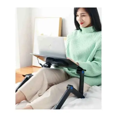 Mesa ajustable para laptop con ventilador - miniatura 6
