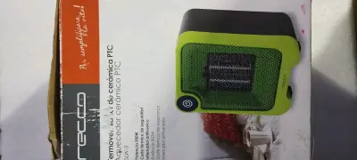 Calefactor eléctrico portátil verde - miniatura 3