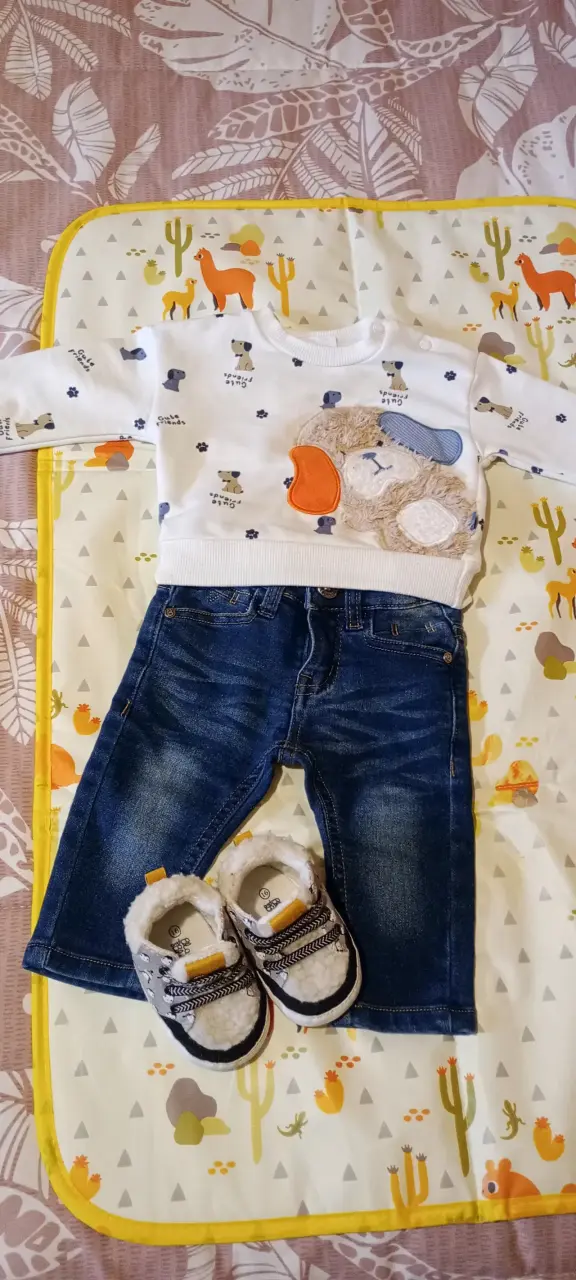 Conjunto bebé con zapatos
