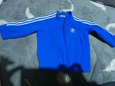 Chaqueta deportiva azul Adidas - miniatura 2
