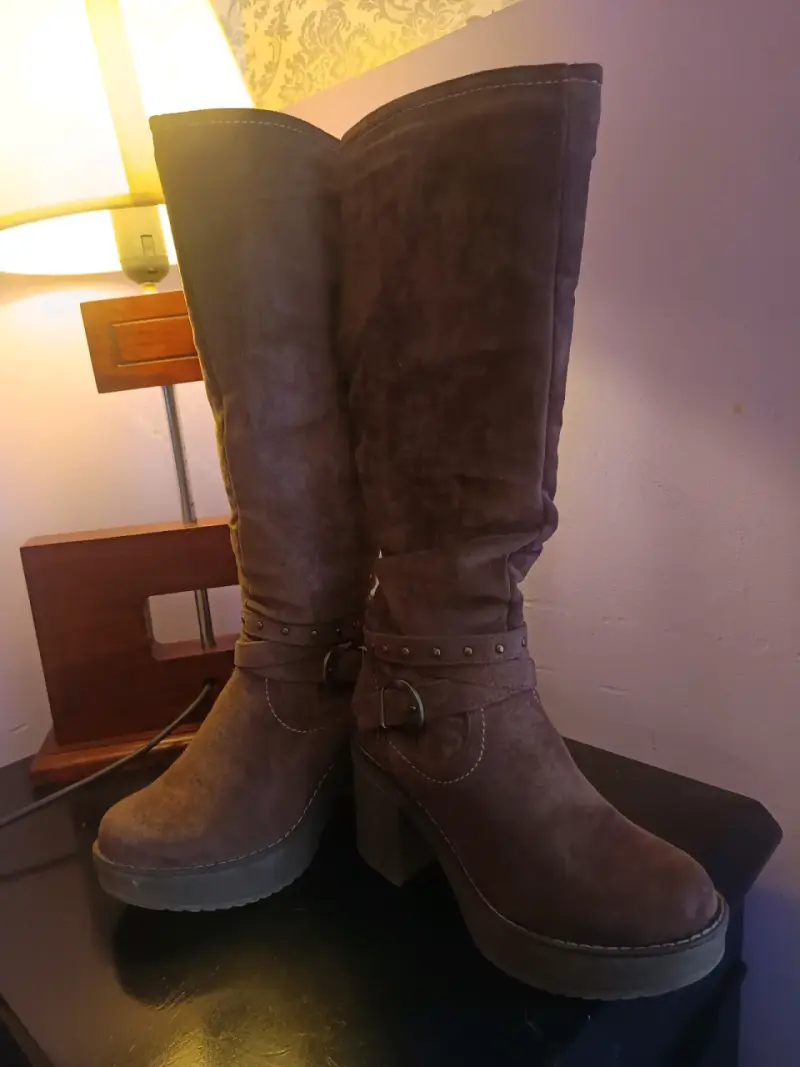 Botas largas café - 3