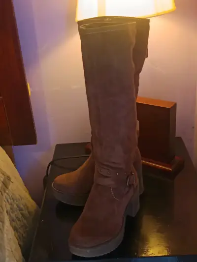 Botas largas café - miniatura 4