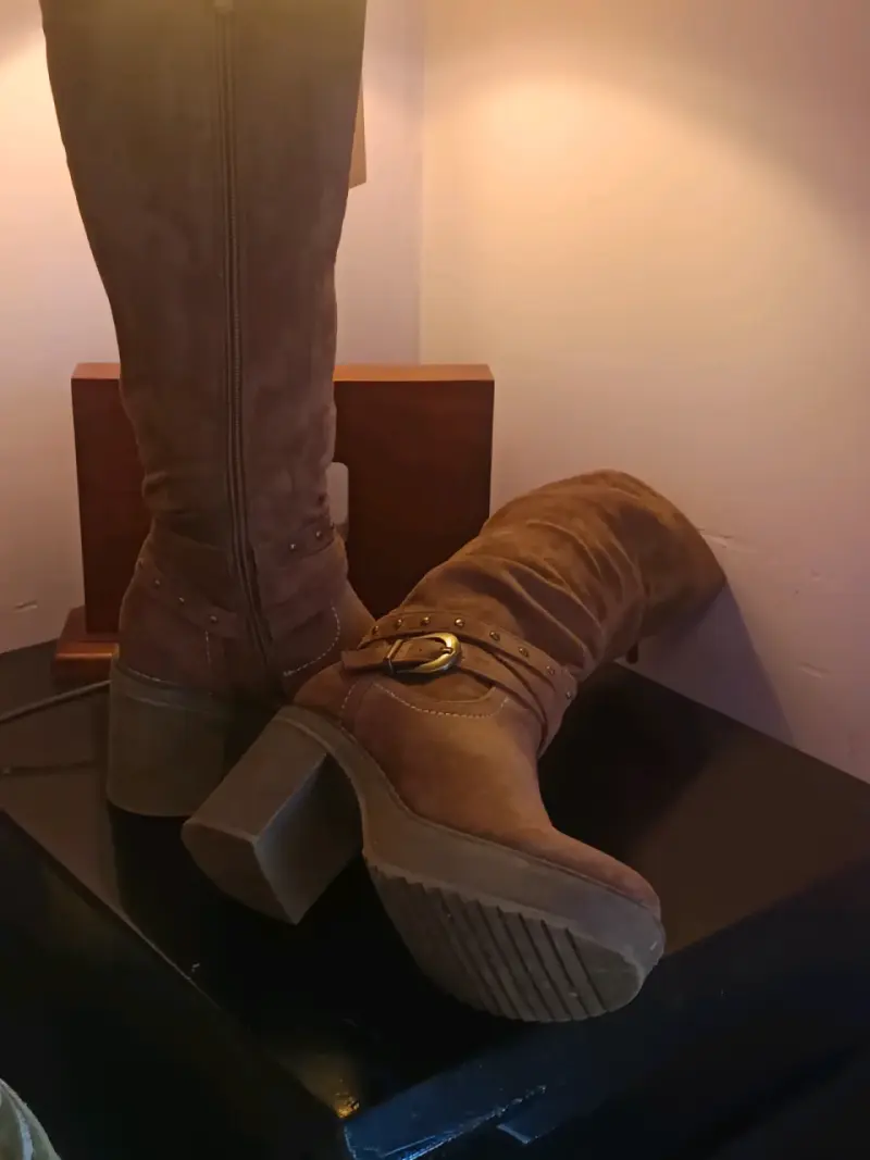 Botas largas café - 5