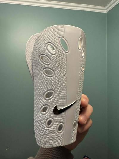 Canilleras  Nike blancas - miniatura 2