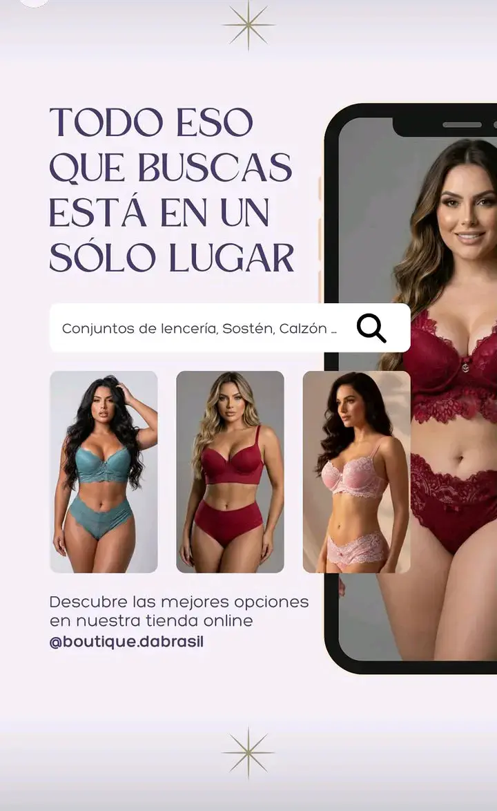 Conjunto de lencería y pijama de encaje del Brasil - 1
