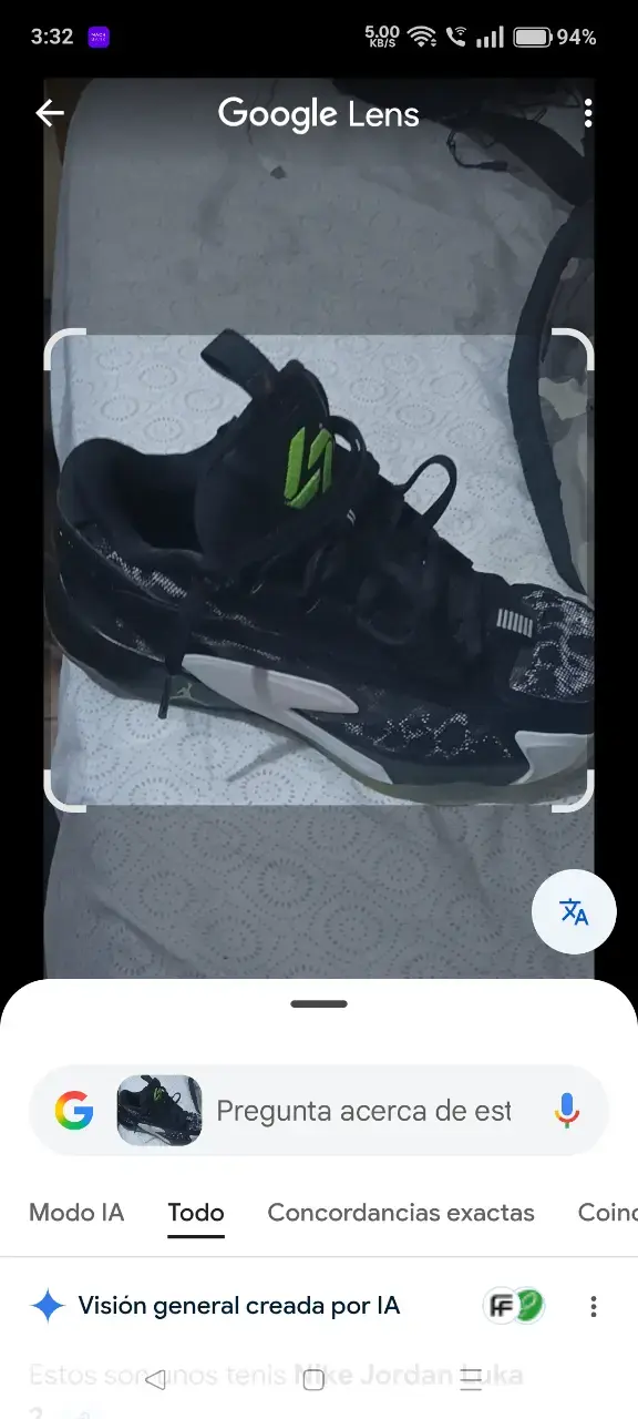 Zapatillas deportivas negras jordan luna doncic
