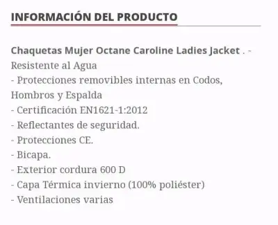 Chaqueta de moto negra Talla M - miniatura 3