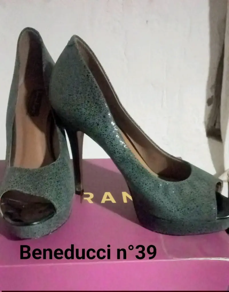 Zapatos Benedducci verdes t37