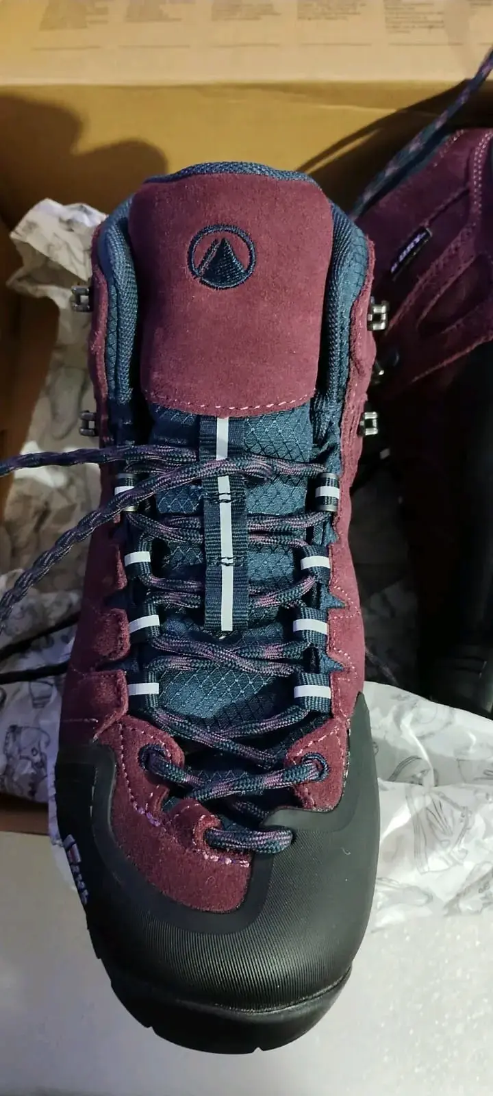 Botas de trekking burdeos - 1