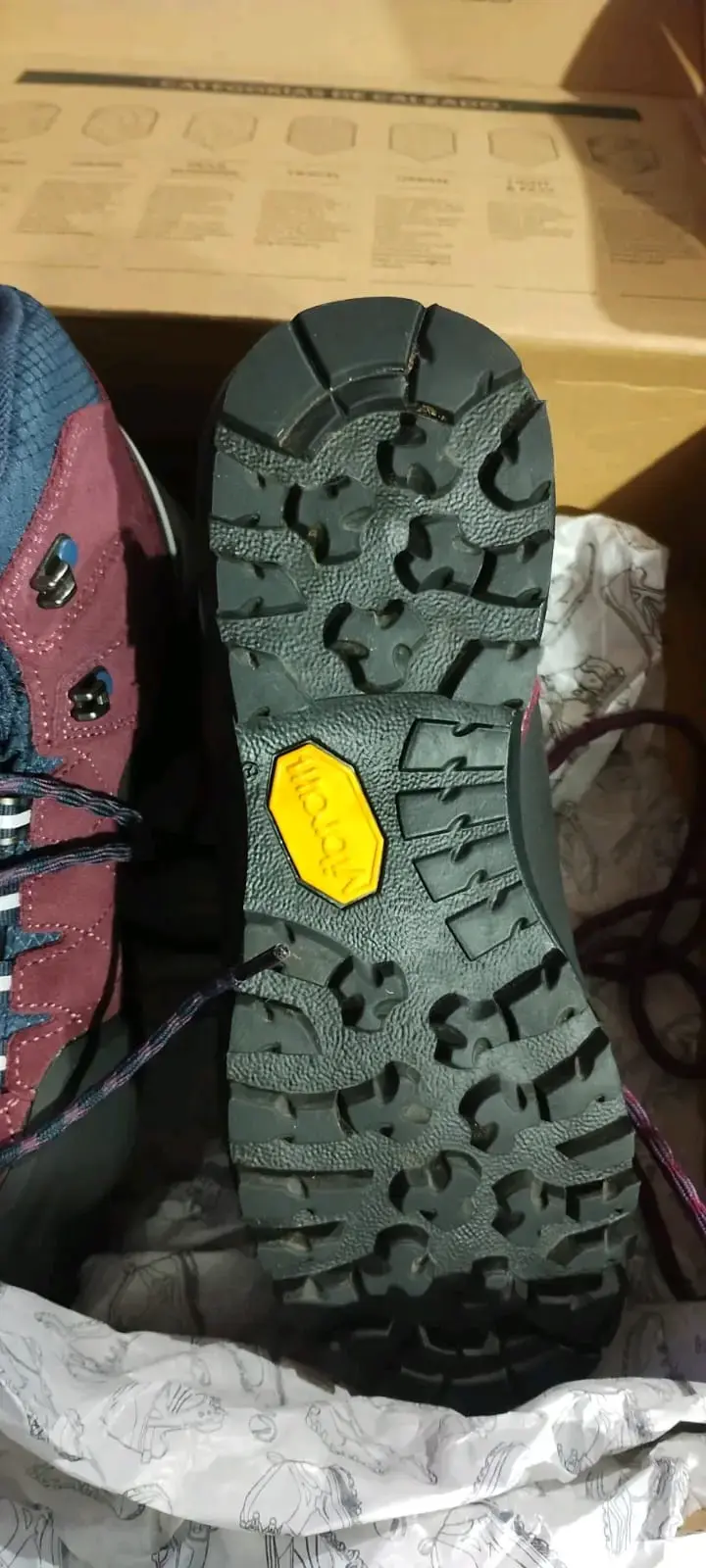 Botas de trekking burdeos - 4