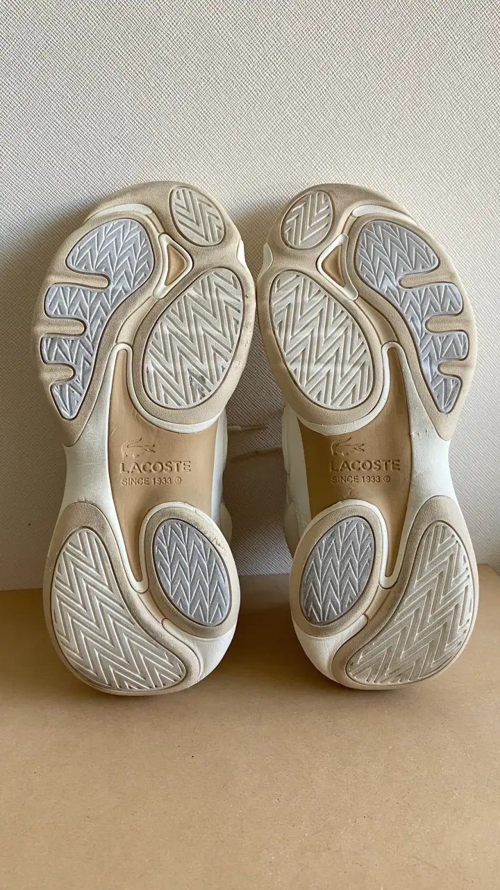 Zapatillas Lacoste blancas unisex - 5