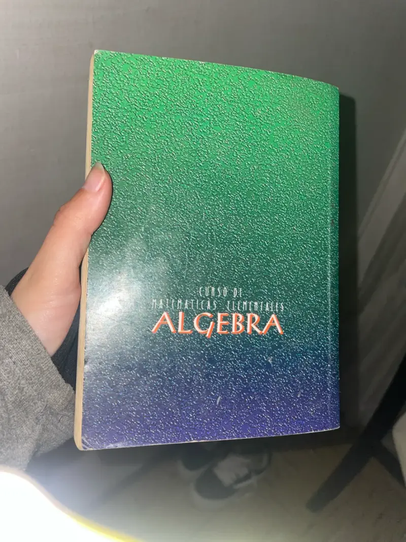 Libro Álgebra Matemáticas Elementales - 3